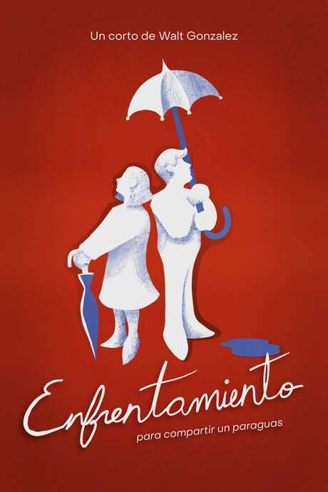 Enfrentamiento Para Compartir un Paraguas